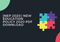 New Education Policy 2020 PDF Download