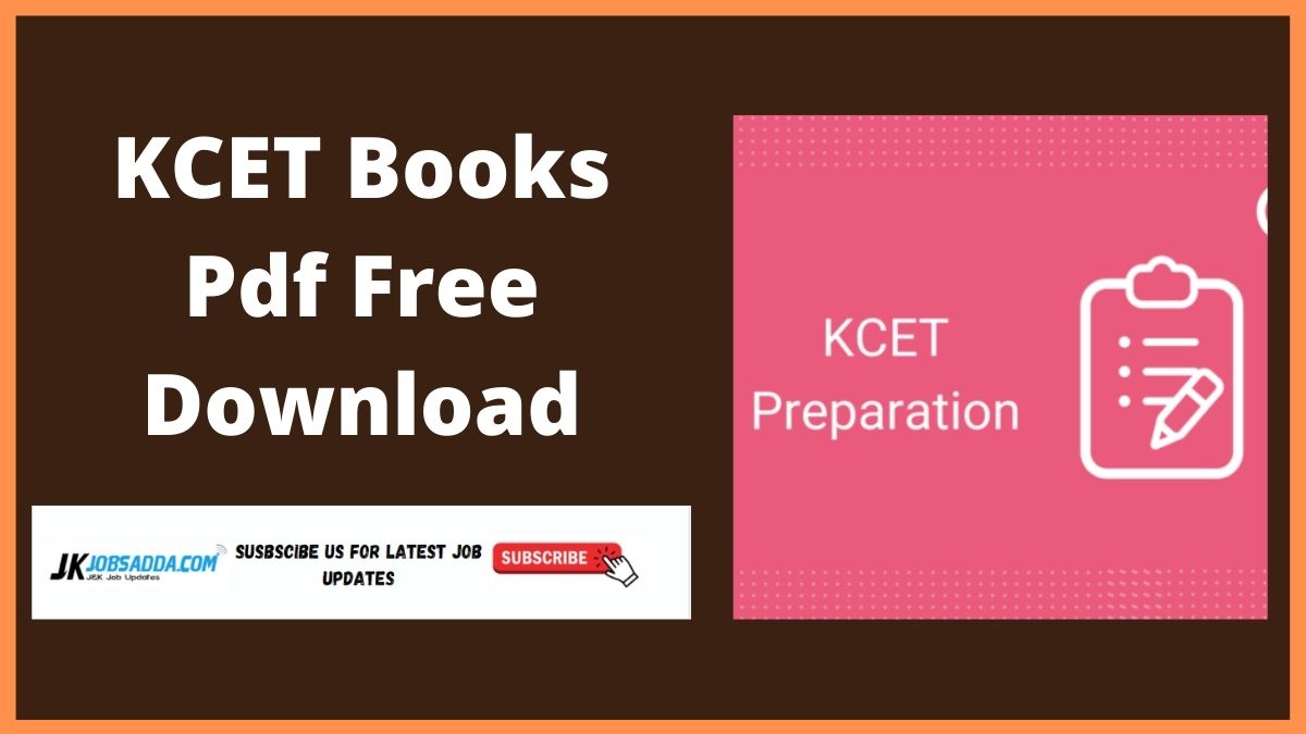KCET Books Pdf Free Download