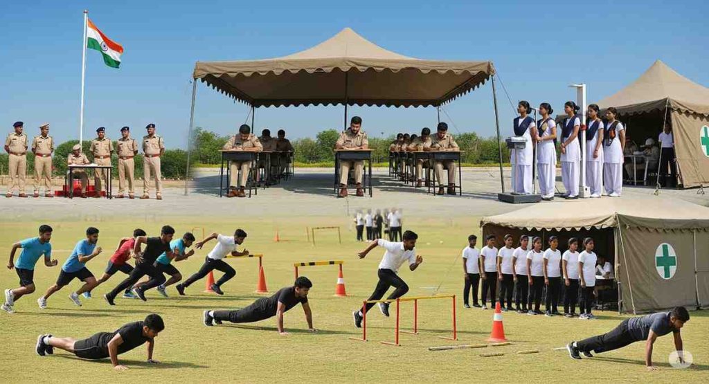 Key points of the selection process for SP Police recruitment
