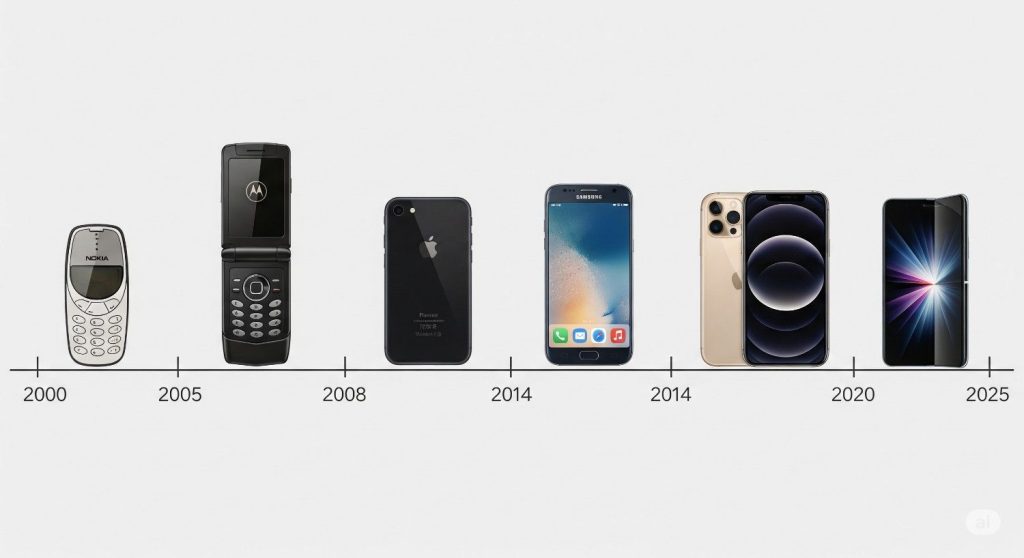 How Smartphones Evolved from 2000 to 2025