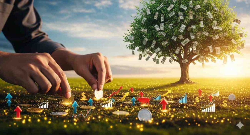 Building a simple starter portfolio for beginners with basic investment strategies, diversified assets, and step-by-step stock market guidance.