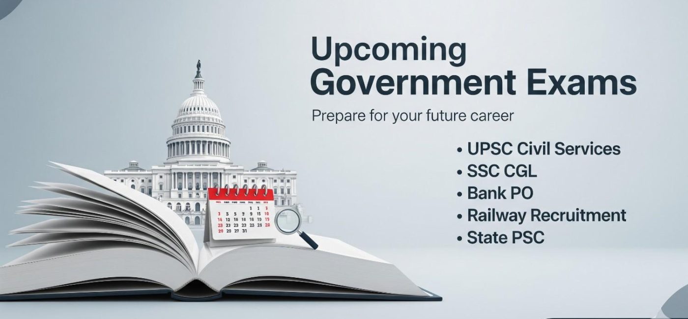 Government Exams in 2026 Complete list