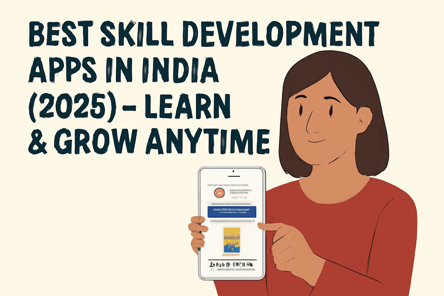 Google career skill development app interface on smartphone