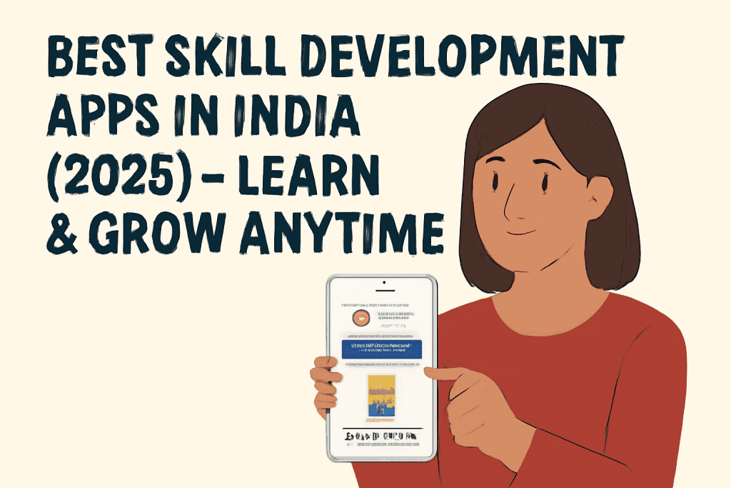 Google career skill development app interface on smartphone