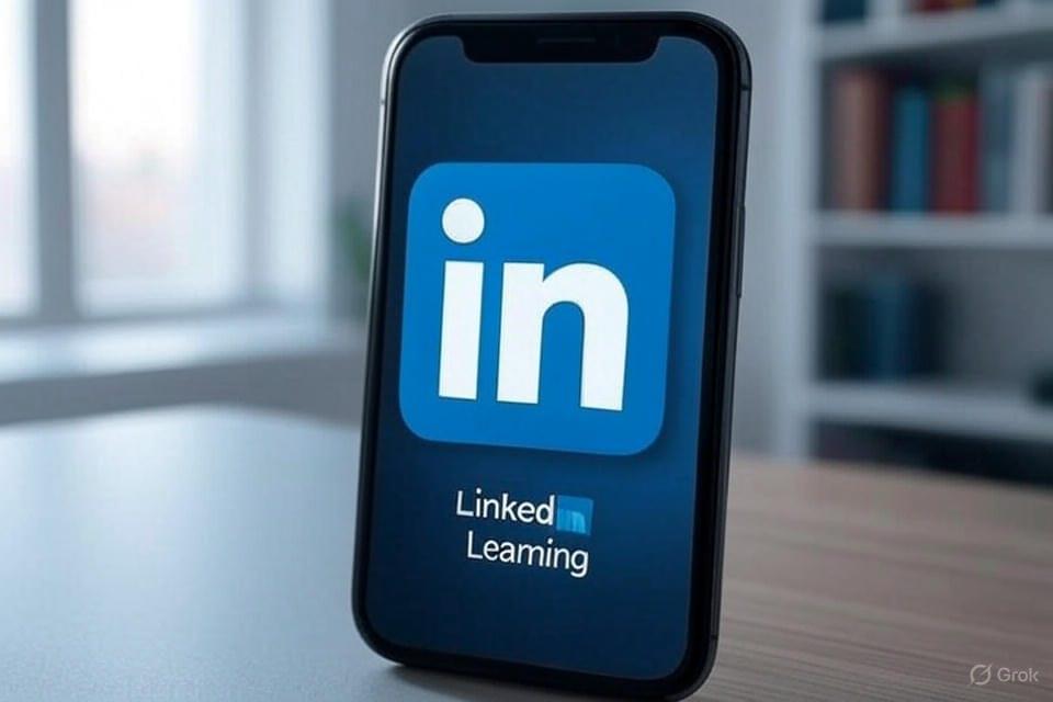 Best Skill Development Apps in India (2025) – LinkedIn Learning mobile interface with video courses
