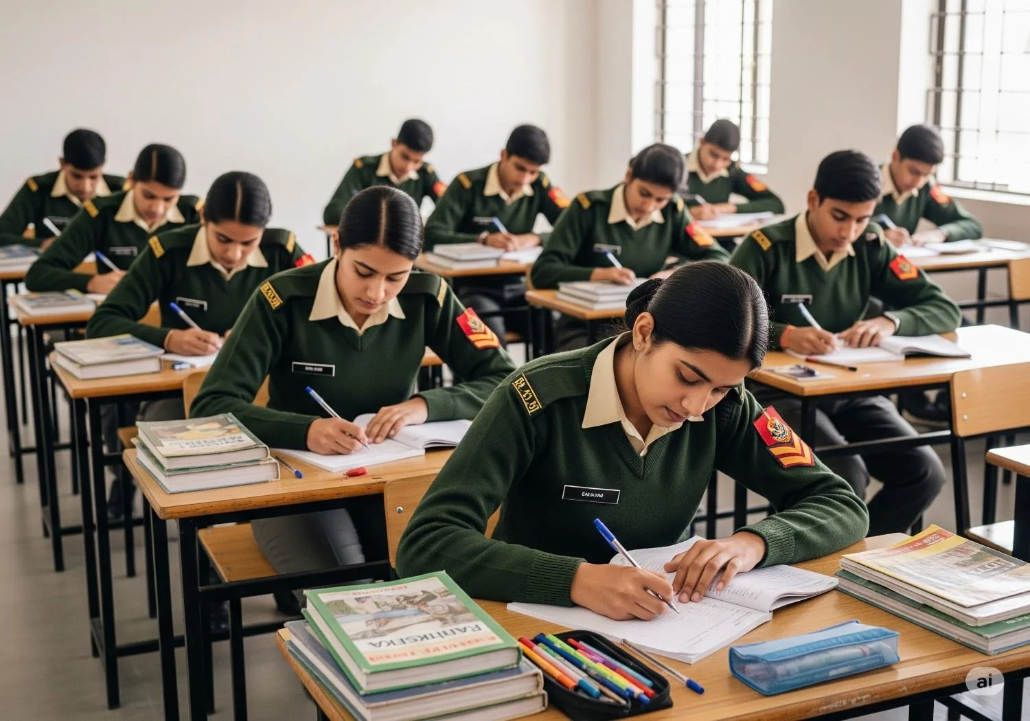 RMS entrance exam for disciplined education