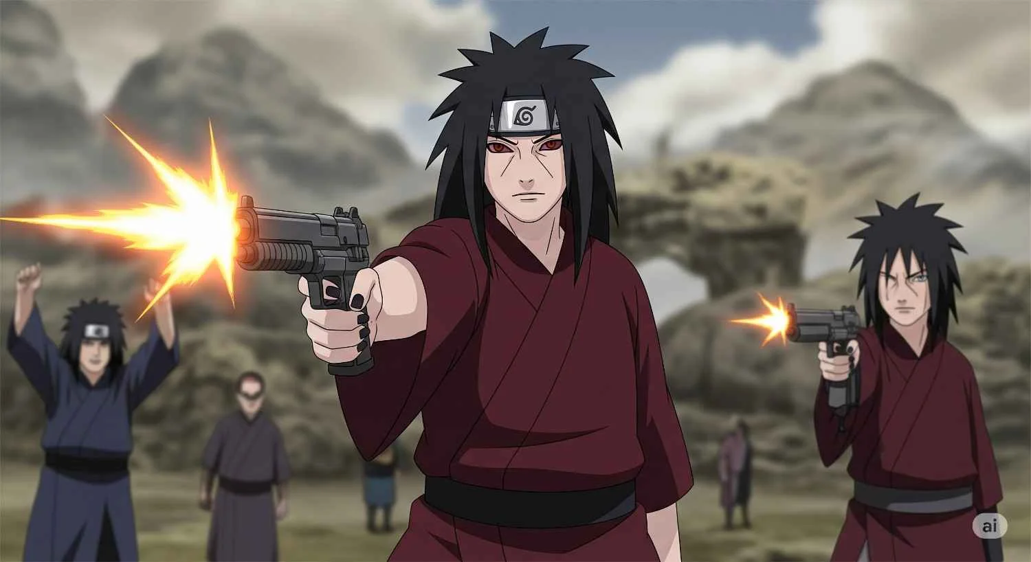 Madara Uchiha activating Perfect Susanoo during the war – Strongest Naruto Characters